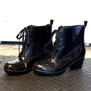 Betsyville Black Patent Leather Boots